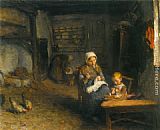 Mother's Little Helper by Bernardus Johannes Blommers